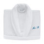Personalised Embroidered Palermo Lined Waffle Bath Robe, thumbnail 2 of 5