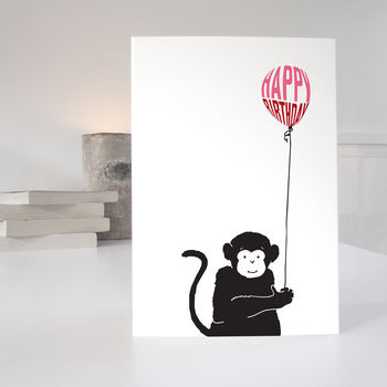 Monkey Birthday Card, 3 of 3
