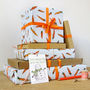 Christmas Carrot Wrapping Paper, thumbnail 9 of 12