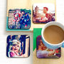 Set Of Four Personalised Drinks Coasters, thumbnail 6 of 7