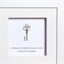 Personalised Key To A New Home Box Frame, thumbnail 2 of 3