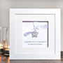 Personalised New Baby Wire Star Box Frame, thumbnail 2 of 4
