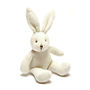 Organic Soft Knit Baby Bunny Bell Rattle, thumbnail 2 of 3