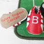 Baby's Initial First Football Booties, thumbnail 1 of 10