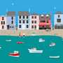 English Seaside Village Art Print, thumbnail 2 of 2