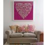 Pink Multi Colour Heart Wallhanging, thumbnail 1 of 2