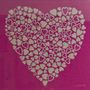 Pink Multi Colour Heart Wallhanging, thumbnail 2 of 2