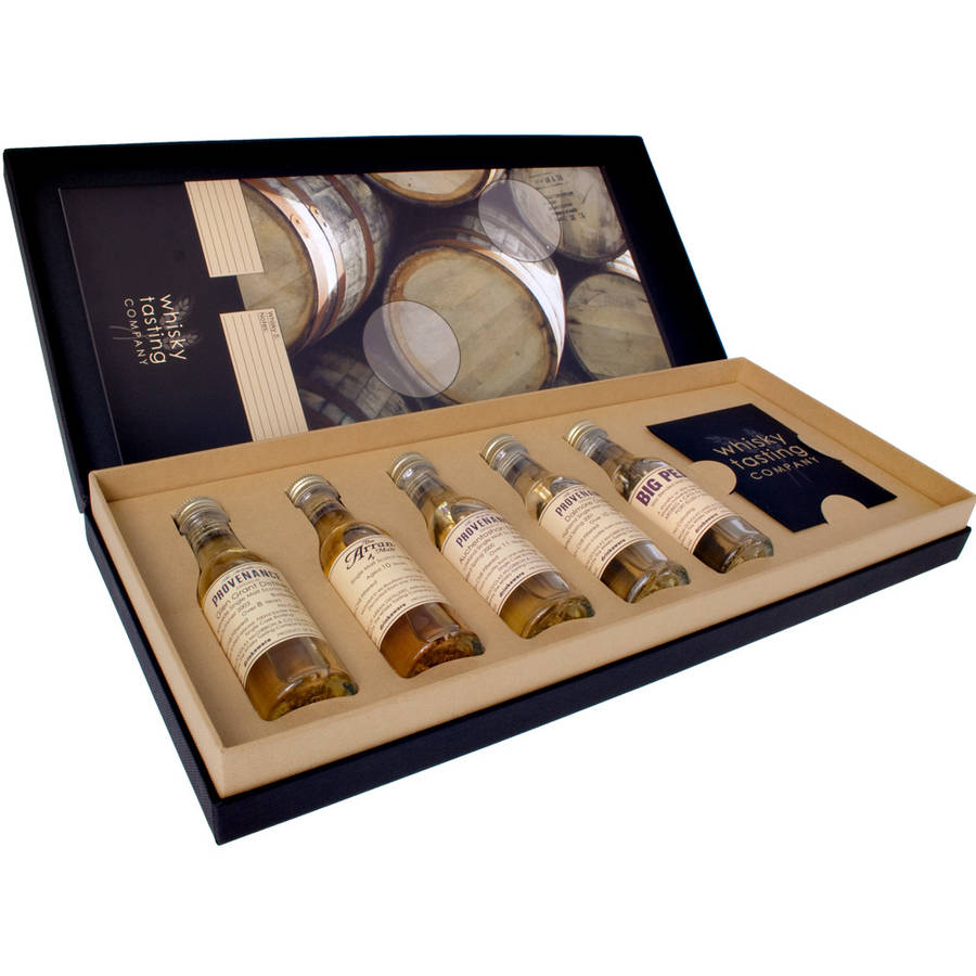 single malt whisky gift set personalised by whisky tasting company ...