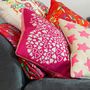 Pink Heart Tapestry Cushion, thumbnail 2 of 2