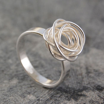 Sterling Silver Nest Ring, 5 of 7