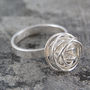 Sterling Silver Nest Ring, thumbnail 6 of 7