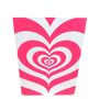 Pink Hypnotic Heart Card, thumbnail 1 of 2