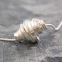 Coiled Sterling Silver Wire Necklace, thumbnail 7 of 11