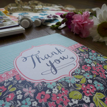 Floral Thank You Card, 2 of 2