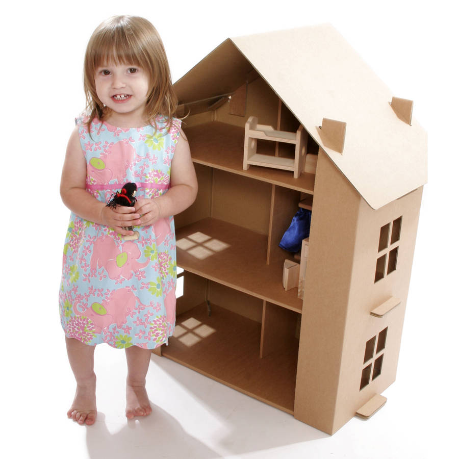 cardboard dolls house