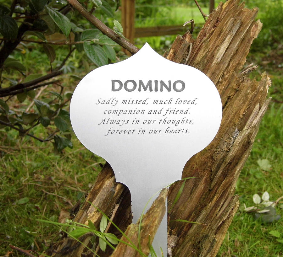 Personalised Pet Memorial Tree Or Garden Plaque By Keepstakes