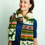 Christmas Jumper Style Woolly Scarf, thumbnail 4 of 4