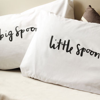 'Big Spoon Little Spoon' Pillow Cases, 3 of 4