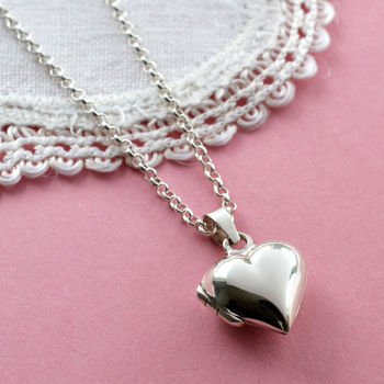 Sterling Silver Tiny Heart Locket, 5 of 11
