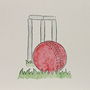 Handmade Cricket Birthday Card, thumbnail 2 of 3