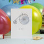 Penny Farthing Bicycle Birthday Card, thumbnail 1 of 2