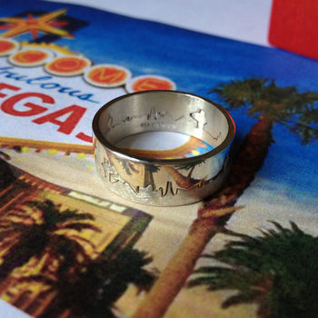Personalised City Skyline Ring, 7 of 7