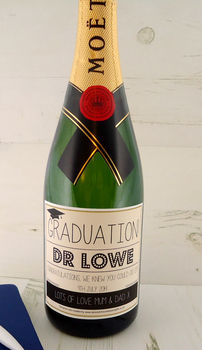 Personalised Graduation Personalised Champagne Label, 6 of 6