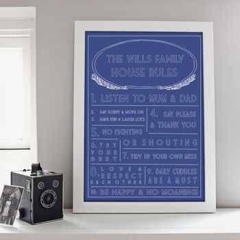 Family Rules Print, 4 of 5
