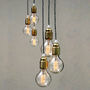 Set Of Three Bulb Pendant Lights, thumbnail 3 of 12