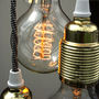 Set Of Three Bulb Pendant Lights, thumbnail 5 of 12