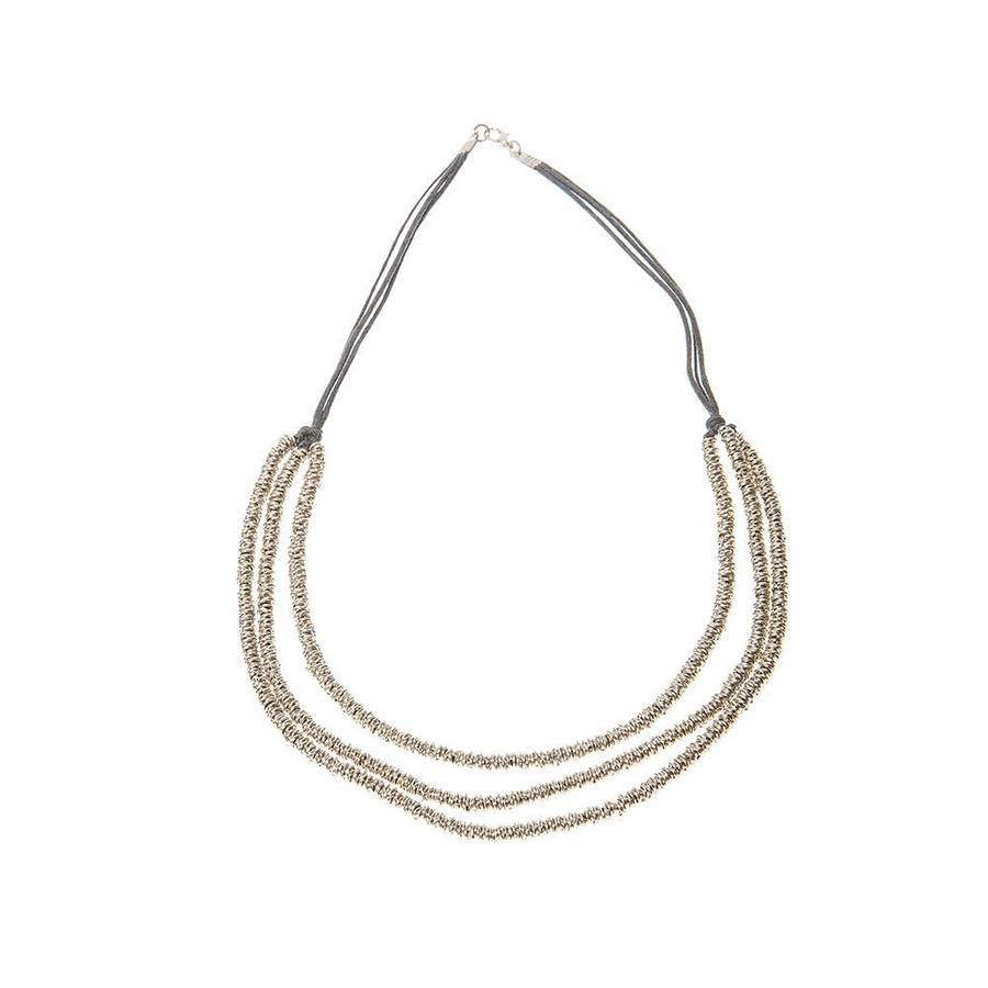 silver links necklace by lily & joan | notonthehighstreet.com