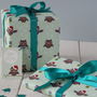 Christmas Owl Gift Wrap, thumbnail 2 of 6