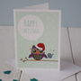 Christmas Owl Gift Wrap, thumbnail 3 of 6