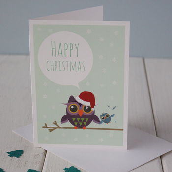 Christmas Owl Gift Wrap, 3 of 6