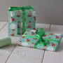 Christmas Fox Gift Wrap, thumbnail 2 of 7