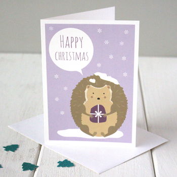 Forest Friends Christmas Card Six Pack, 5 of 5
