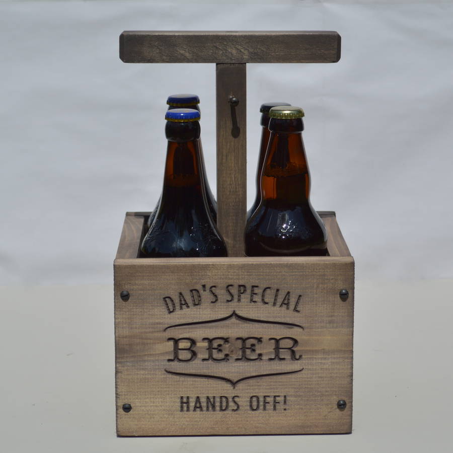 Personalised Vintage Engraved Beer Crate By Winning Works