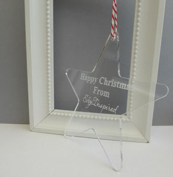 Personalised Corporate Star Decoration, 4 of 4