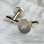Personalised Dad And Family Giraffe Cufflinks, thumbnail 1 of 3