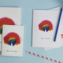Chase The Rainbow Greetings Card, thumbnail 2 of 3