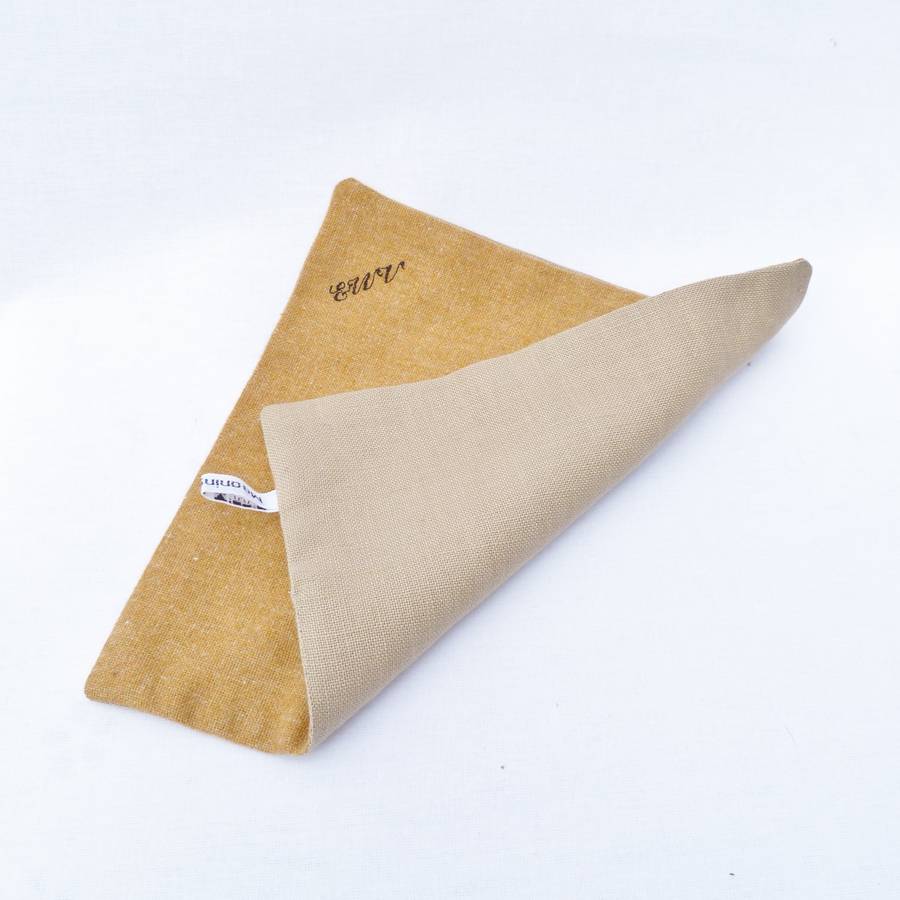 Monogrammed Pocket Square By Moaning Minnie