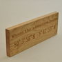 Engraved Where The Adventure Began Coordinates Sign, thumbnail 1 of 6