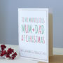 Mum And Dad Favourite Child Christmas Card, thumbnail 4 of 4