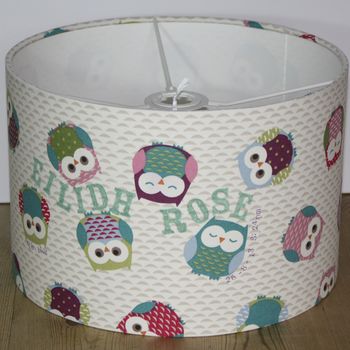 Child's Owl Lampshade, 3 of 8