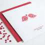 Personalised 'Love Birds' Anniversary Card, thumbnail 3 of 4