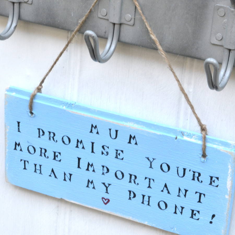 phone sign by abigail bryans designs | notonthehighstreet.com