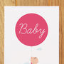 New Baby Girl With Balloon Card, thumbnail 2 of 3