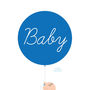 New Baby Boy With Balloon Card, thumbnail 3 of 3