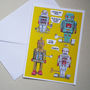 Personalised Talking Robots Card, thumbnail 1 of 2
