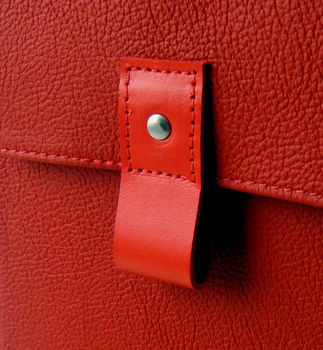 Red Leather Macbook Air Case, 4 of 5